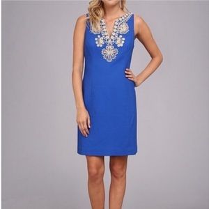 Lilly Pulitzer Royal Blue Shift Dress size 8